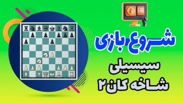 آموزش ویدئویی شطرنج شروع بازی دفاع سیسیلی شاخه کان قسمت دوم
