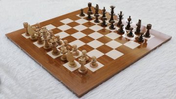 صفحه شطرنج چوبی DGT و مهره چوبی اسلیمی