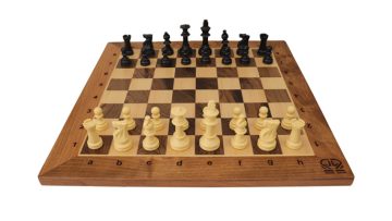 صفحه سلطتنی با حروف و مهره استاندارد فدراسیونی مستر شطرنج