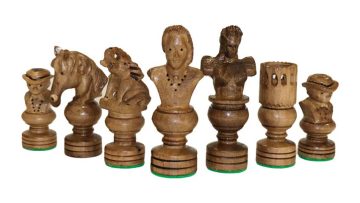 مهره چوبی شطرنج فانتزی کد B