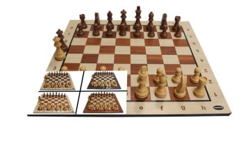 صفحه شطرنج کلاسیک و مهره چوبی فدراسیونی مستر شطرنج