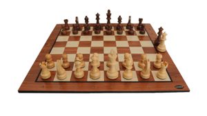 صفحه کلاسیک و مهره dgt مستر شطرنج رنگ عسلی