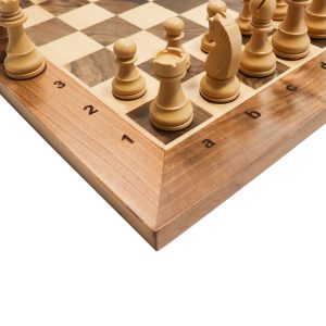 صفحه شطرنج سلطنتی با حروف و مهره فدراسیونی مستر شطرنج