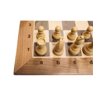 صفحه شطرنج سلطنتی با حروف و مهره فدراسیونی مستر شطرنج