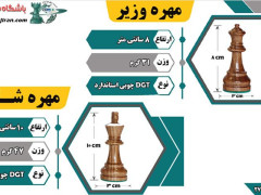 جدول توضیحات مهره ها شاه و وزیر DGT کد B باشگاه شطرنج ایران جدول توضیحات مهره ها شاه و وزیر DGT کد B باشگاه شطرنج ایران
